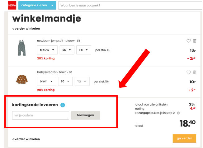 HEMA Kortingscode | korting één • Ze.nl