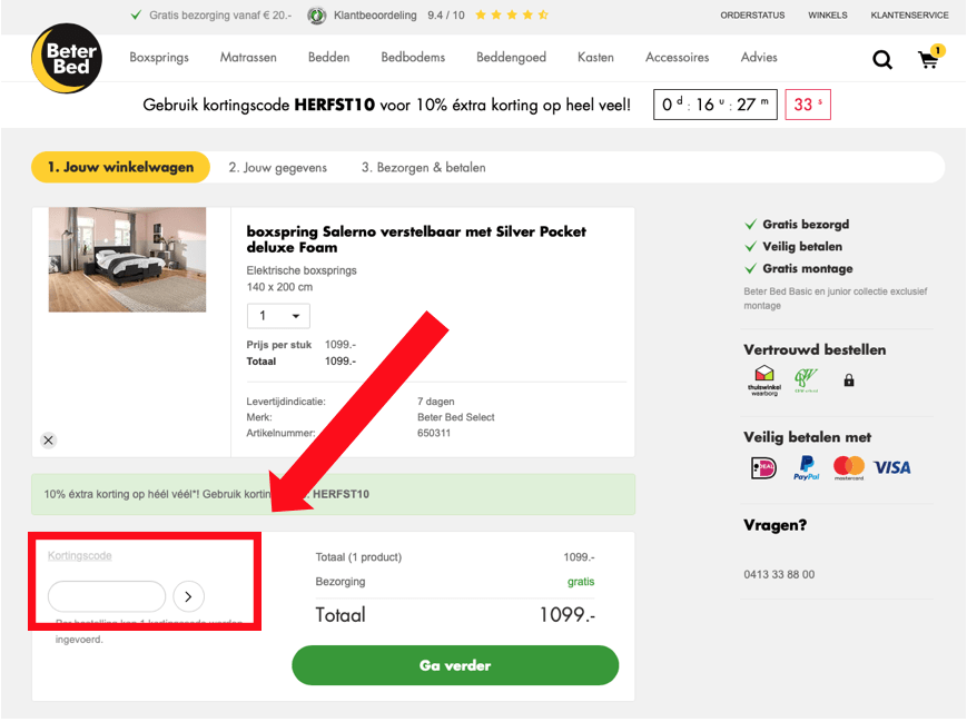 Beter kortingscode | YES: nu 15% korting! • Ze.nl